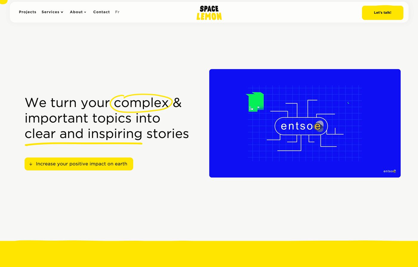 Le site de l'agence que j'ai co-créer en 2020 et qui se trouvera en une assocation (Projet feu de camp)